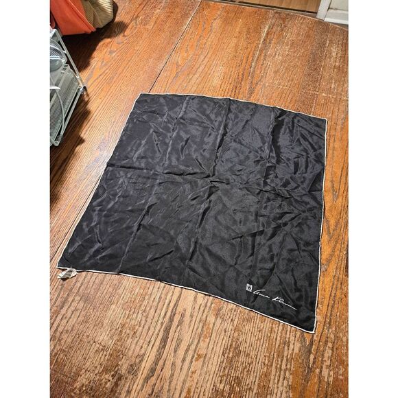 Vintage Anne Klein for Robinson Golluber Silk Scarf 20x20 Signed Made in Japan - Picture 1 of 3